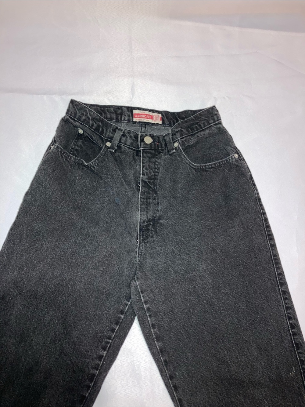 Faded Glory Black High-Rise Mom Jeans - Picture 2 of 8